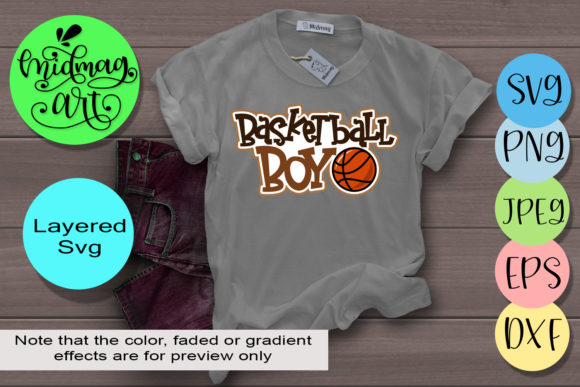 Basketball Boy Graphics: Perfect for T-Shirt Designs and More
