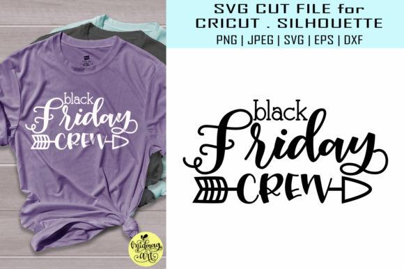Black Friday Crew: A Versatile Graphics Asset for T-Shirt Designs