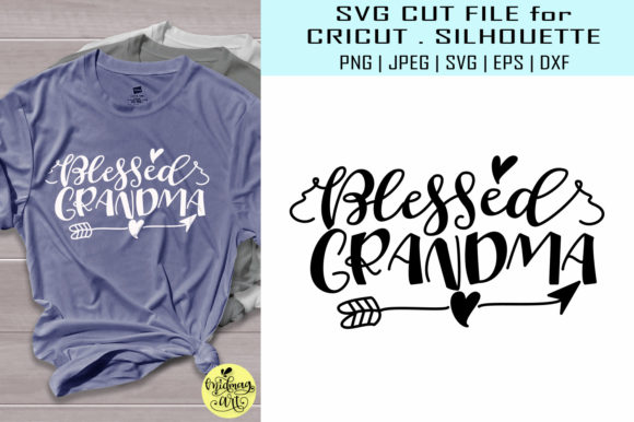 Blessed Grandma Graphics for T-Shirt Designs and More
