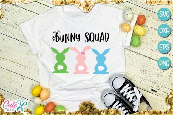 Bunny Squad: A Charming Addition to T-Shirt Designs and Graphics