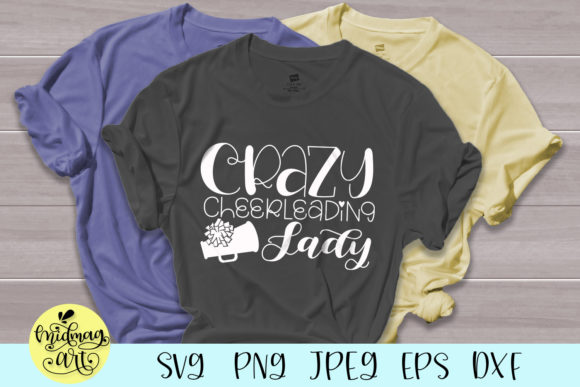 Crazy Cheerleading Lady: A Lively Embroidery Design