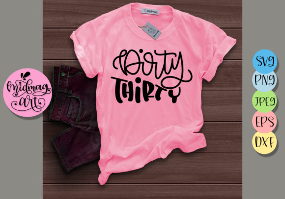 Dirty Thirty: A Bold and Versatile Embroidery Design