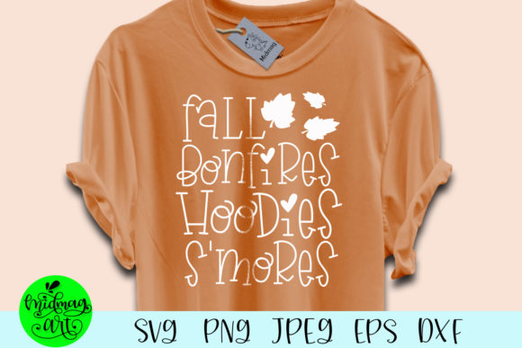 Fall Bonfires Hoodies S'mores: A Versatile Graphics Asset for T-Shirt Designs
