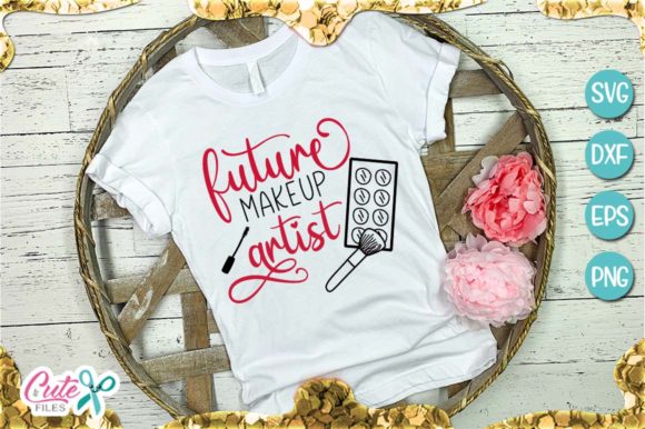 Future Makeup Artist: A Versatile Graphics Set for T-Shirt Designs