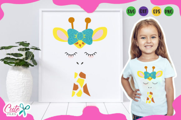 Giraffe with Bow: A Charming Addition to Your Embroidery Collection
