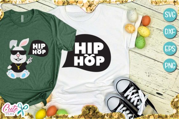 Hip Hop Bunny Easter: A Fresh T-Shirt Design for Your Brand