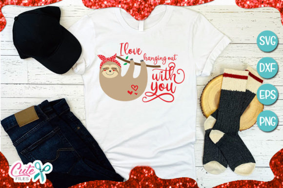 I Love Hanging out with You: A Versatile T-Shirt Graphics Asset