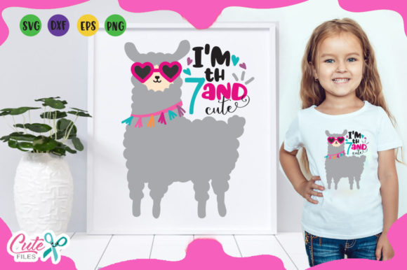I m 7th and Cute: A Charming Addition to T-Shirt Designs