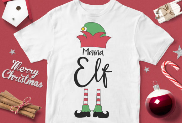 Mama Elf: A Charming Addition to T-Shirt Designs and Graphics