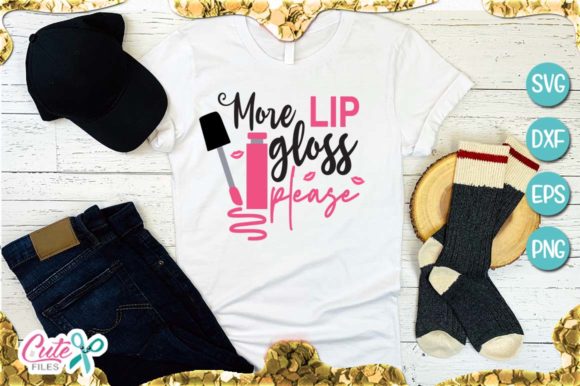 More Lip Gloss Please: A Fun and Flirty Embroidery Design