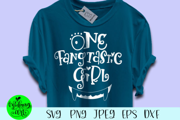 One Fangtastic Girl: A Graphic Designer's Review of a T-Shirt Design Asset