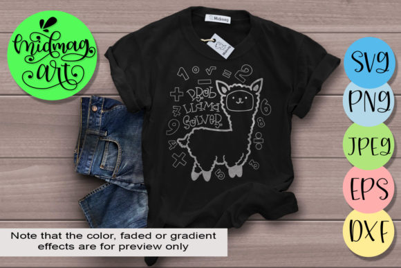 Prob Llama Solver: A Unique Graphic for T-Shirt Designs