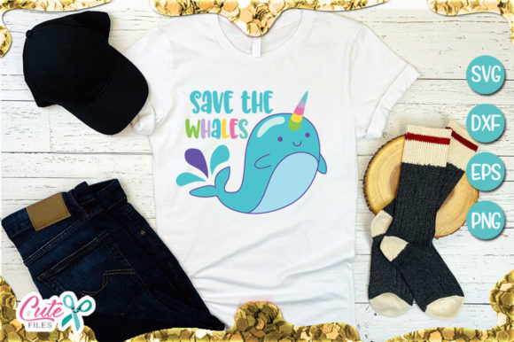 Save the Whales: A Perfect Graphic for T-Shirt Designs