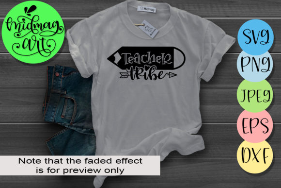 Teacher Tribe, Teacher Life: Perfect for T-Shirt Designs and Graphics