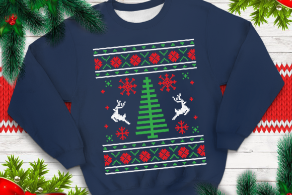Ugly Sweater Template 32: A Versatile Graphics Tool for T-Shirt Designs
